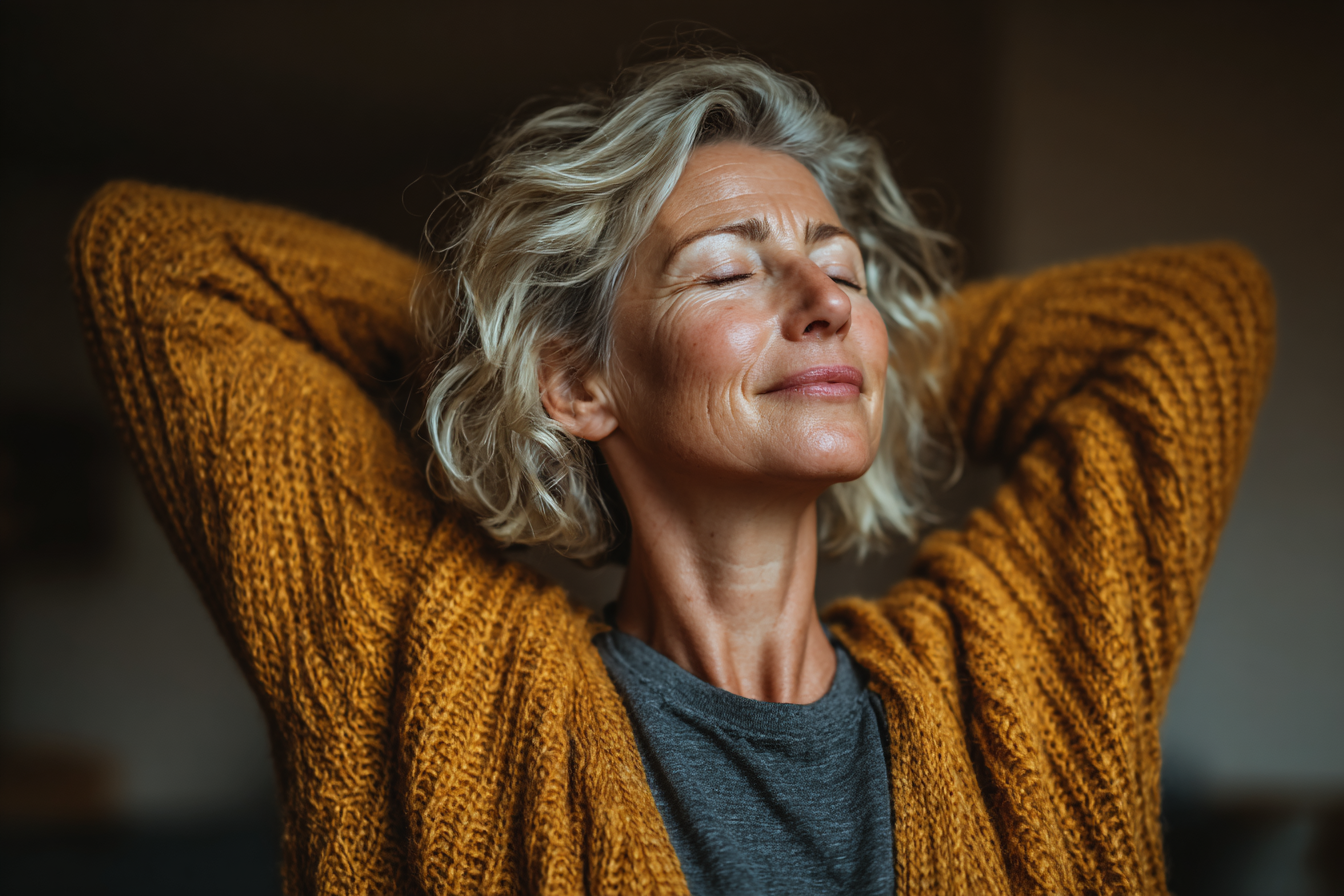 Familie practicând yoga într-un mediu liniștit și armonios